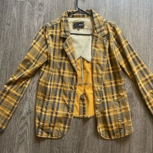 Hurley plaid blazer